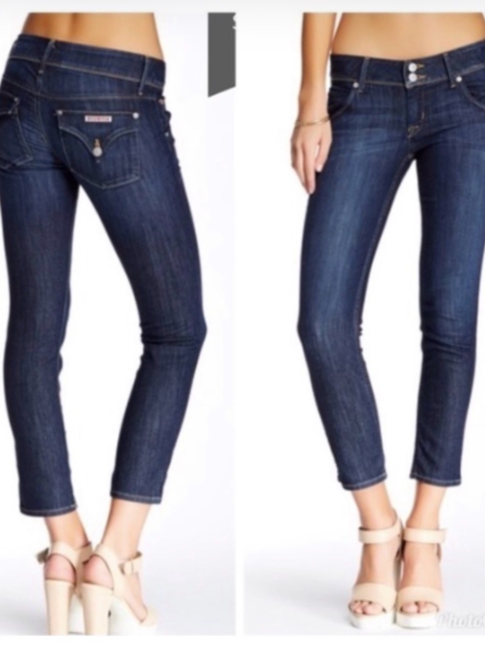 HUDSON Collin Skinny Crop Jeans - Size 27